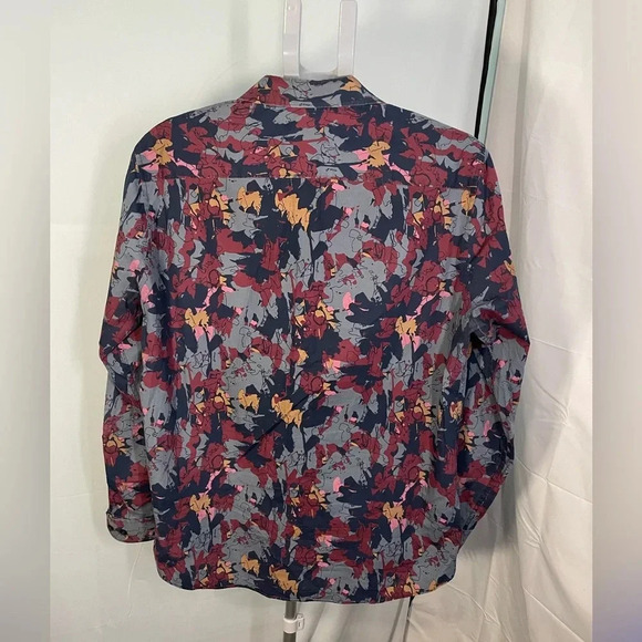 Perry Ellis Men's Abstract‎ Floral Shirt Size large - Picture 6 of 12